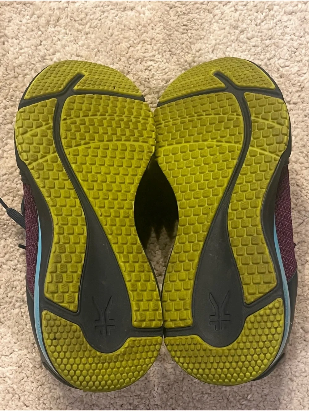 Kuru Quantum 2.0 Womens Size 9.5W Purple Blue Athletic Running Shoes Sneakers
